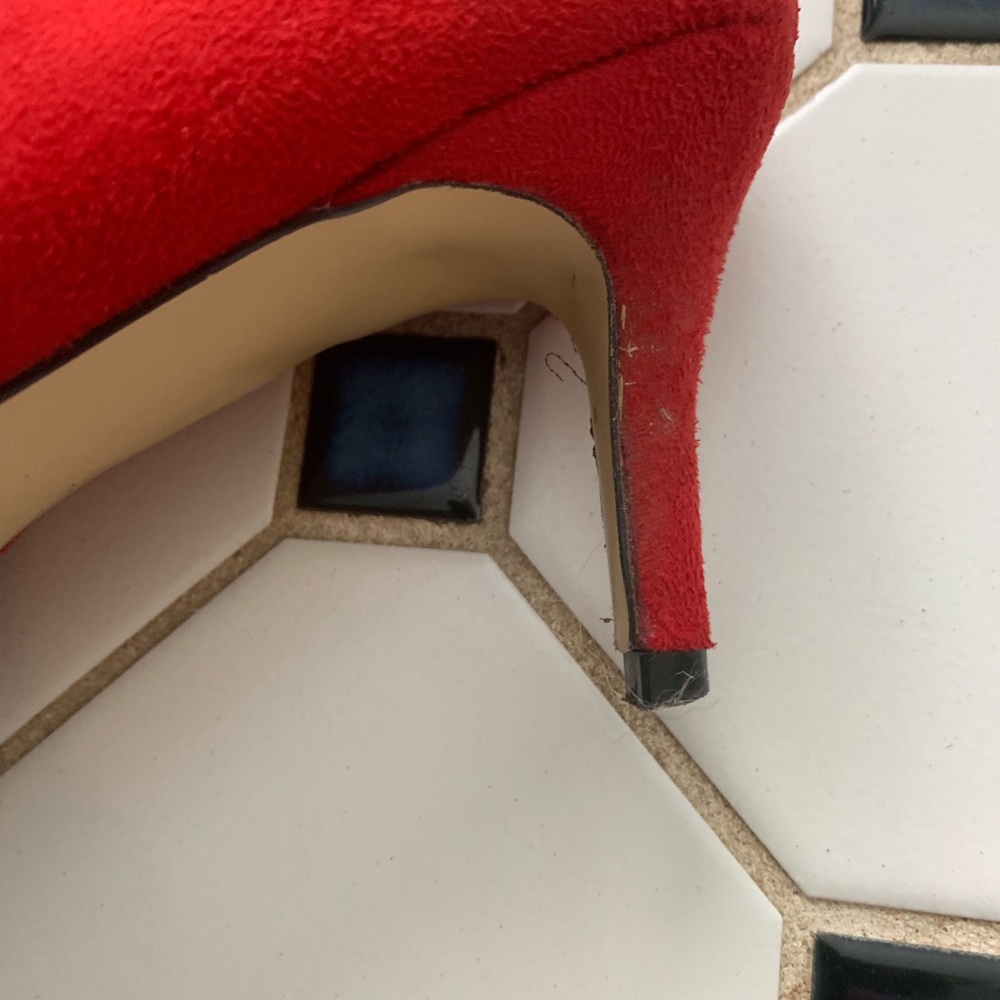 Red long booties - Picture 6 of 12